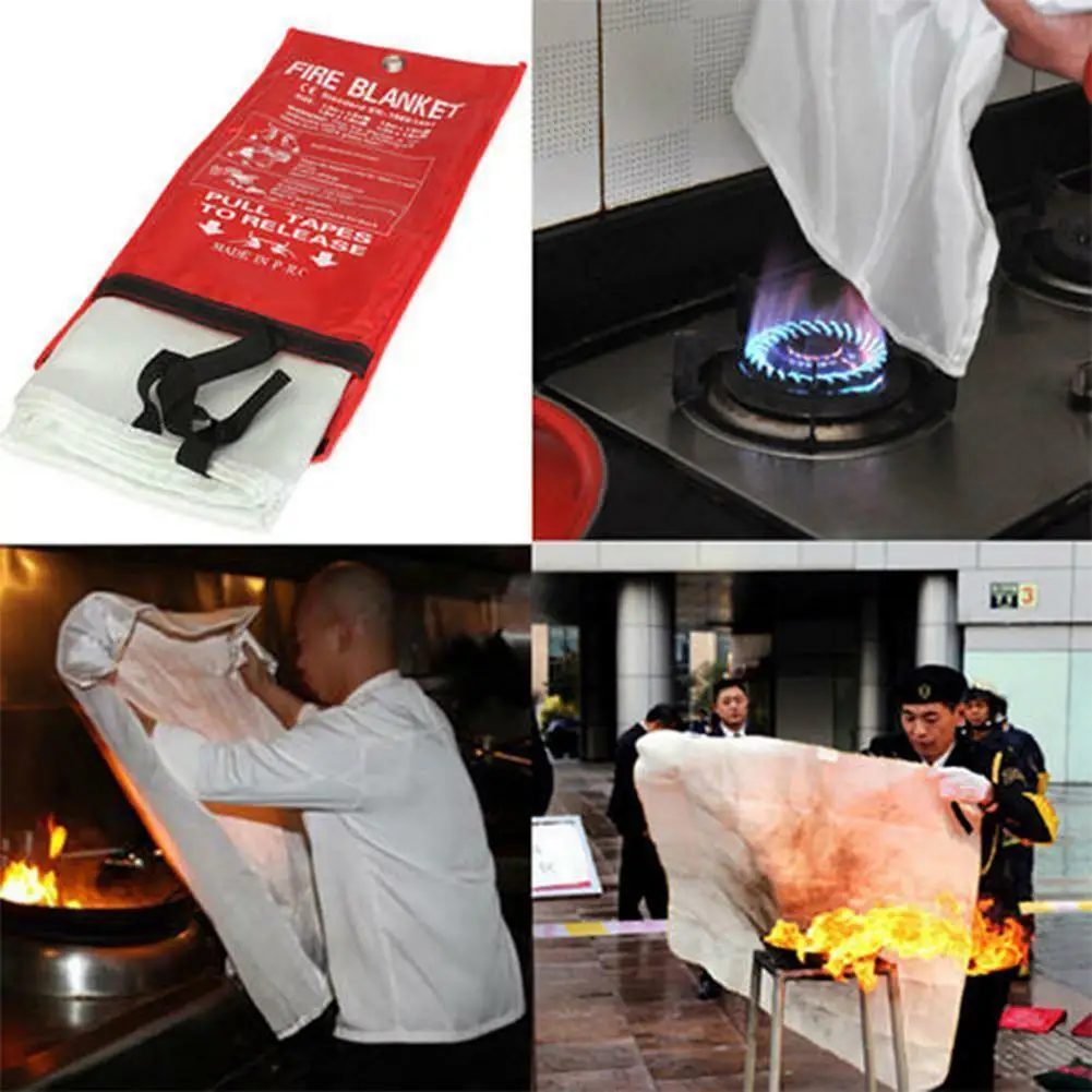 Fire Emergency Blanket Survival Fiberglass Shelter Safety Cover for Home Kitchen Camping JR Deals
Fire Emergency Blanket Survival Fiberglass Shelter Safety Cover for Home Kitchen Camping JR Deals