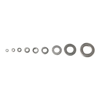 800Pcs M2/M2.5/M3/M4/M5/M6/M8/M10/M12 Stainless Steel Flat Washers Sealing Metric Plain Ring Gasket For Hardware Fitting Kit
800Pcs M2/M2.5/M3/M4/M5/M6/M8/M10/M12 Stainless Steel Flat Washers Sealing Metric Plain Ring Gasket For Hardware Fitting Kit