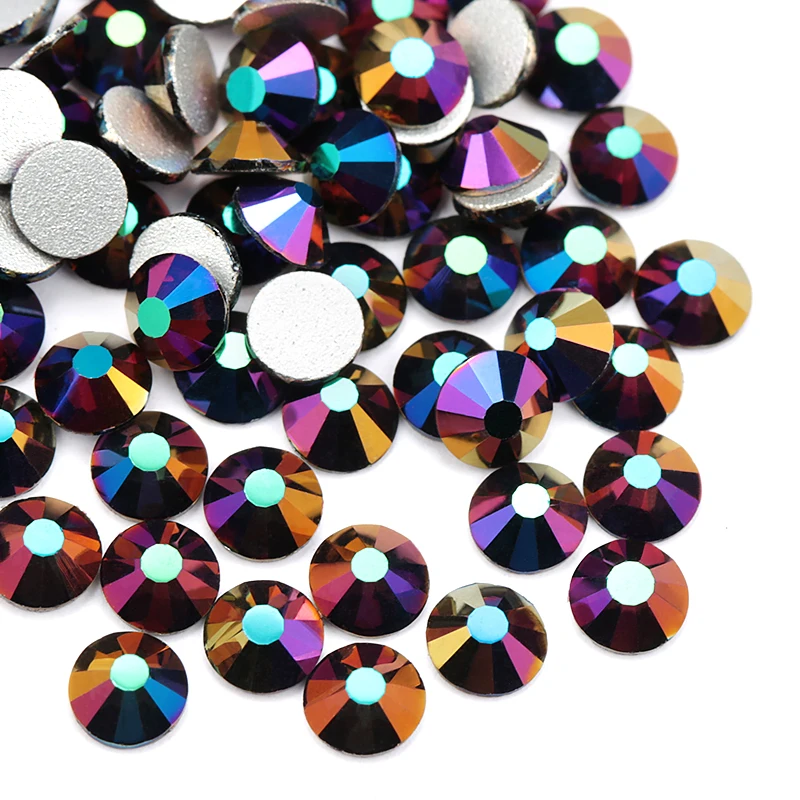 QIAO New Series Metal Purple Color Glass Flatback Rhinestones SS16 SS20 SS30 Non Hot-Fix Rhinestone for Garment
QIAO New Series Metal Purple Color Glass Flatback Rhinestones SS16 SS20 SS30 Non Hot-Fix Rhinestone for Garment