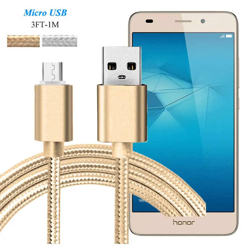 Micro USB Sync & Fast Charger Cable for Huawei G Play Mini Honor 4c Pro Honor 6X 5X 5C 4A P8 Lite Y5II Y6 Y6 Pro Charge Cable
Micro USB Sync & Fast Charger Cable for Huawei G Play Mini Honor 4c Pro Honor 6X 5X 5C 4A P8 Lite Y5II Y6 Y6 Pro Charge Cable
