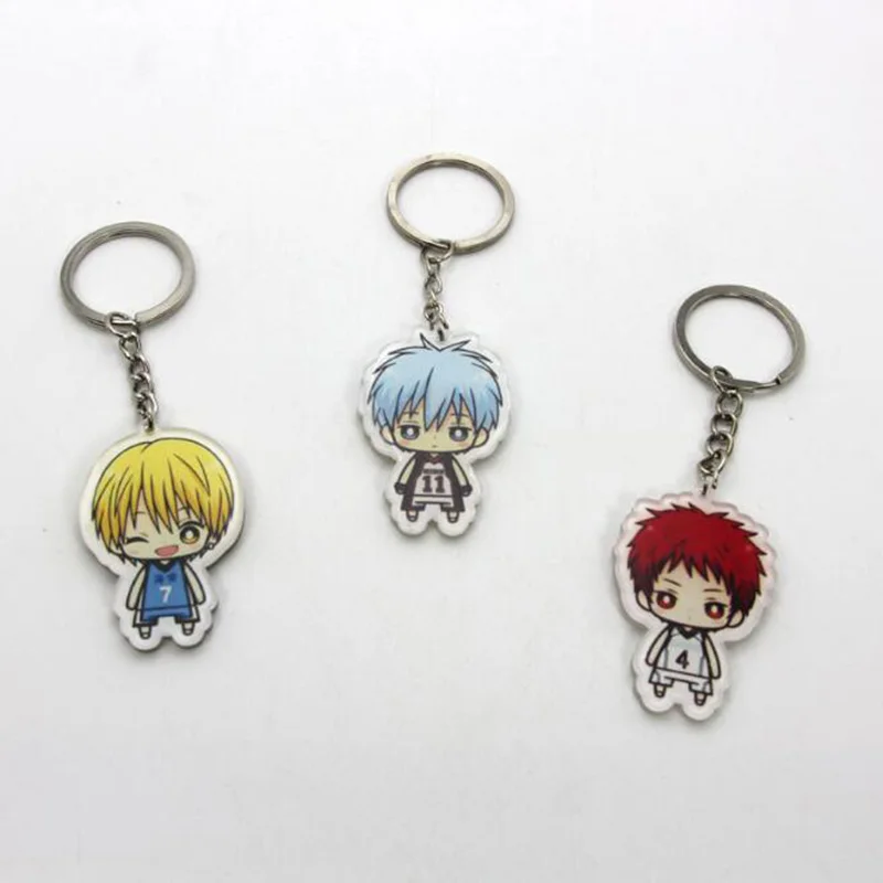 1 Pc Cute Kuroko No Basket Acrylic Keychain Pendant Car Keyring Japanese Cartoon Kuroko's Basketball Figure Toy
1 Pc Cute Kuroko No Basket Acrylic Keychain Pendant Car Keyring Japanese Cartoon Kuroko's Basketball Figure Toy