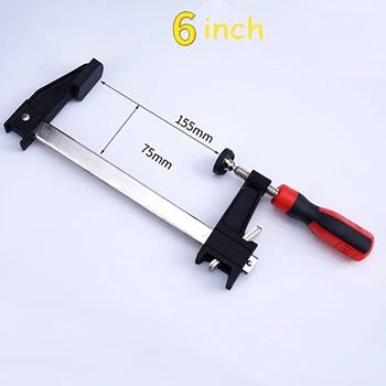 6/12 inch F-shaped Woodworking Clamp DIY Home Handheld Tools Splint Light Fixing Clip Hardware Quick Clamps
6/12 inch F-shaped Woodworking Clamp DIY Home Handheld Tools Splint Light Fixing Clip Hardware Quick Clamps