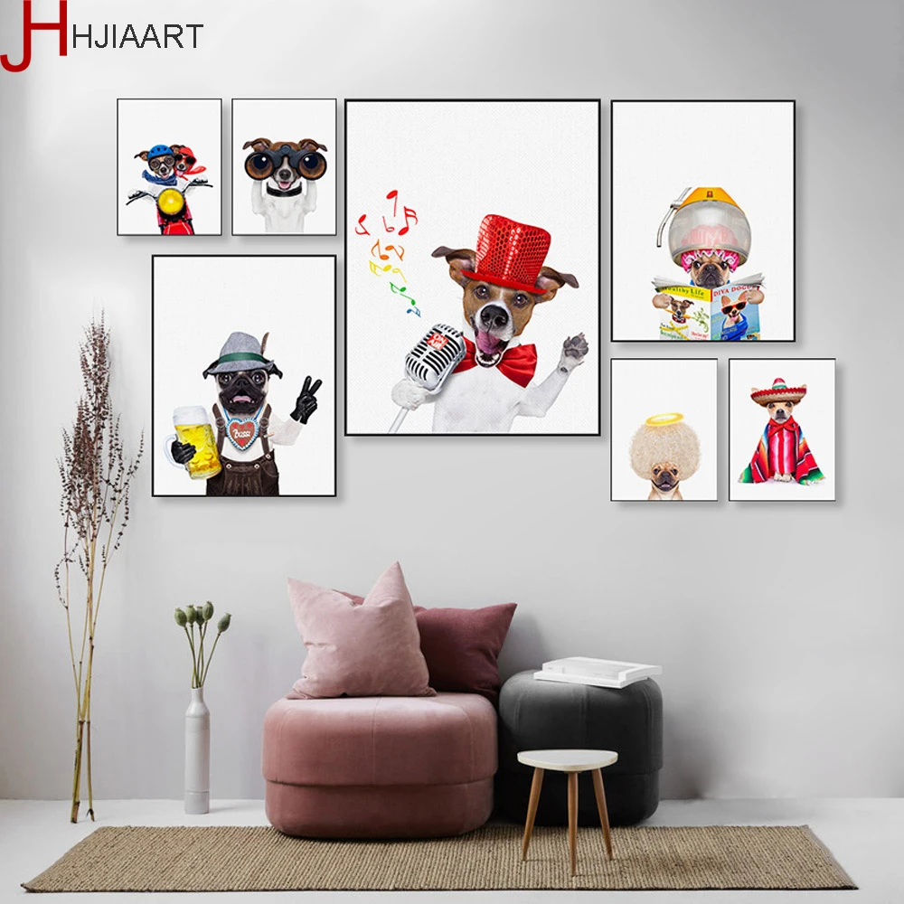 Kawaii Hippie Animal Cosplay Dog Pet Poster Nordic Living Room Wall Art Print Picture Home Deco Canvas Painting No Frame
Kawaii Hippie Animal Cosplay Dog Pet Poster Nordic Living Room Wall Art Print Picture Home Deco Canvas Painting No Frame