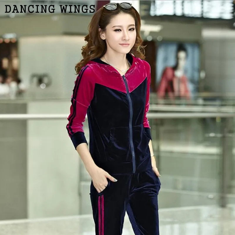 Autumn Fashion Gold Velvet Women Sporting Suit Plus Size 7XL Long Sleeved Sweatershirt+Pants Casual 2 Piece Set
Autumn Fashion Gold Velvet Women Sporting Suit Plus Size 7XL Long Sleeved Sweatershirt+Pants Casual 2 Piece Set