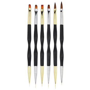 Mtssii Double End Nail Art Acrylic Gel Extension Builder Brush Flower Design Lines Stripe Liner Drawing Pen Manicure Tool
Mtssii Double End Nail Art Acrylic Gel Extension Builder Brush Flower Design Lines Stripe Liner Drawing Pen Manicure Tool