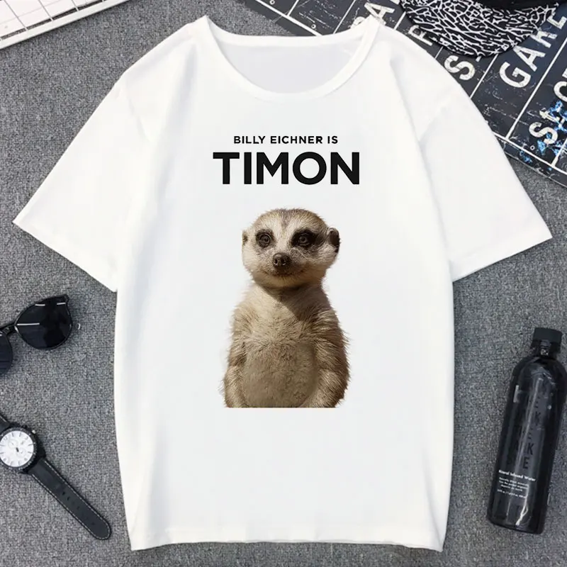 The Lion King TIMON 3D Cartoon Harajuku summer women's new ins fashion cartoon printed letter short-sleeved casual T-shirt shirt
The Lion King TIMON 3D Cartoon Harajuku summer women's new ins fashion cartoon printed letter short-sleeved casual T-shirt shirt