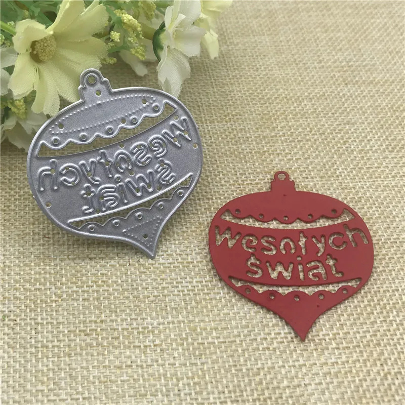 Christmas Bauble Metal Cutting Dies for DIY Scrapbooking Album Paper Cards Decorative Crafts Embossing Die Cuts
Christmas Bauble Metal Cutting Dies for DIY Scrapbooking Album Paper Cards Decorative Crafts Embossing Die Cuts