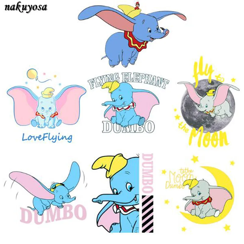5pcs Cartoon Dumbo Patches for Kids Clothing DIY T-shirt Appliques Heat Transfer Vinyl Washable Stickers Stripes on Clothes
5pcs Cartoon Dumbo Patches for Kids Clothing DIY T-shirt Appliques Heat Transfer Vinyl Washable Stickers Stripes on Clothes