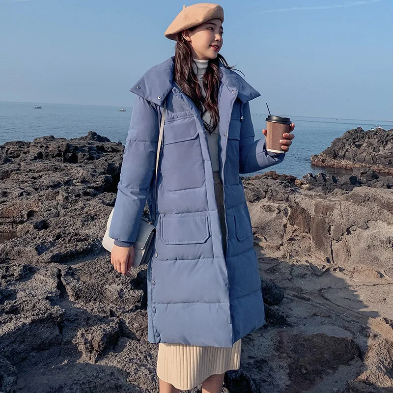 2019 New Winter women long parkas coat Thicken warm hooded jacket coats Casual Slim female pockets outwear sintepon jackets
2019 New Winter women long parkas coat Thicken warm hooded jacket coats Casual Slim female pockets outwear sintepon jackets