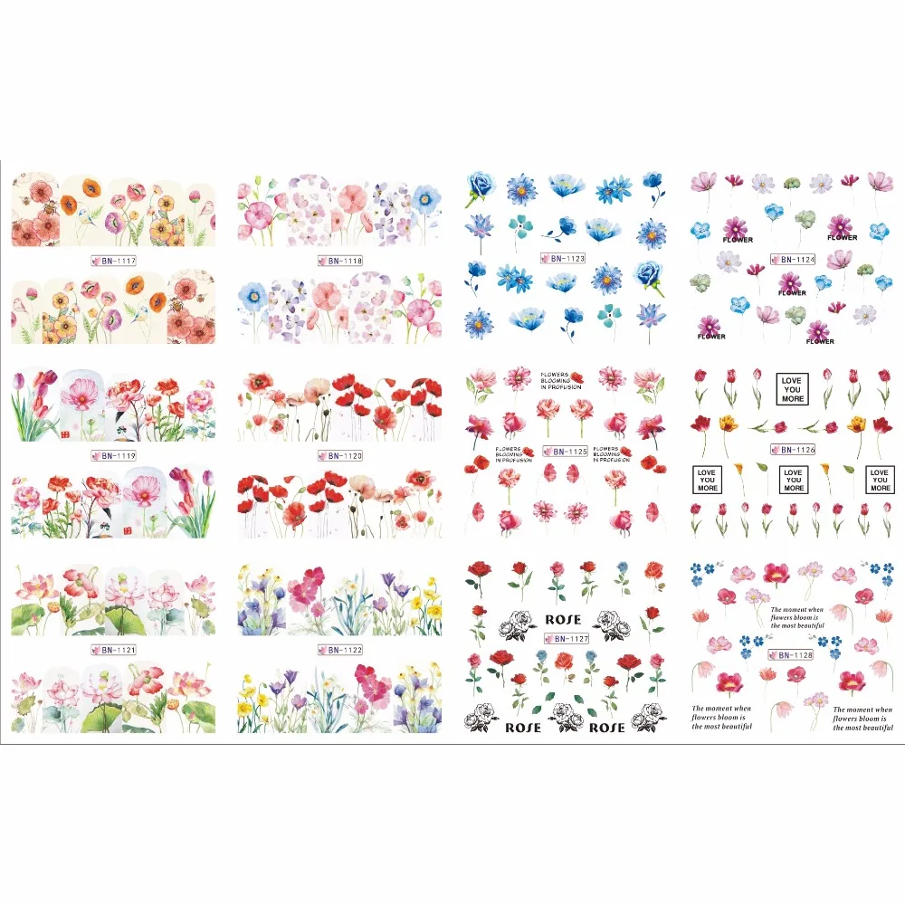 12 PACK/ LOT WATER DECAL NAIL ART NAIL STICKER FULL FLOWER COVER MARGUERITE DAISY GLADIOLUS PLANT CARNATION BN1117-1128
12 PACK/ LOT WATER DECAL NAIL ART NAIL STICKER FULL FLOWER COVER MARGUERITE DAISY GLADIOLUS PLANT CARNATION BN1117-1128