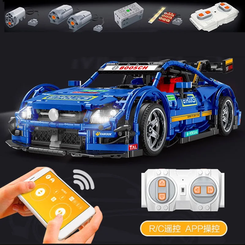 2.4GHZ Blue RC super sport car C63 AMG model technic serices racing car with APP control set building blocks bricks toys gifts
2.4GHZ Blue RC super sport car C63 AMG model technic serices racing car with APP control set building blocks bricks toys gifts