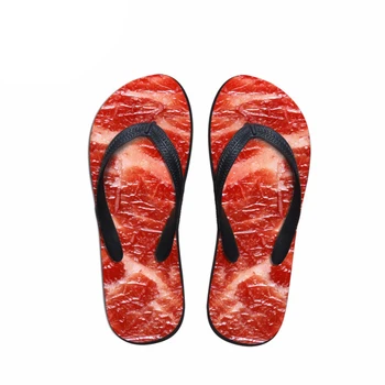 Customized Mens Casual Beach Flip-flops Creative 3D Meat Design Rubber Water Slipper for Men Summer Non-slip Soft Flip Flops
Customized Mens Casual Beach Flip-flops Creative 3D Meat Design Rubber Water Slipper for Men Summer Non-slip Soft Flip Flops