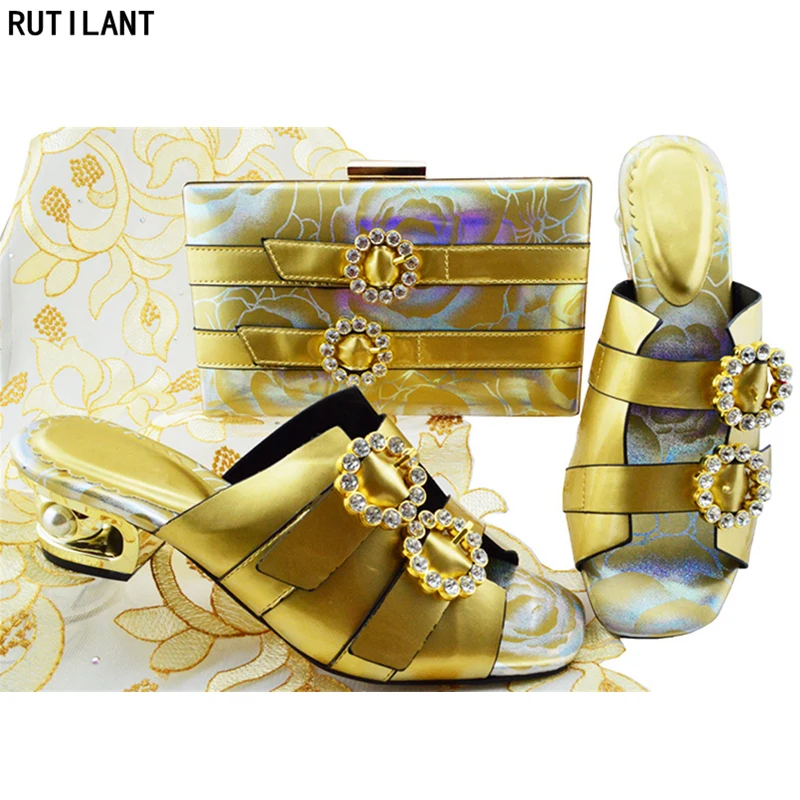 Latest African Matching Shoes and Bags Italian In Women Nigerian Women Wedding Shoes with Bag Sets Decorated with Rhinestone
Latest African Matching Shoes and Bags Italian In Women Nigerian Women Wedding Shoes with Bag Sets Decorated with Rhinestone