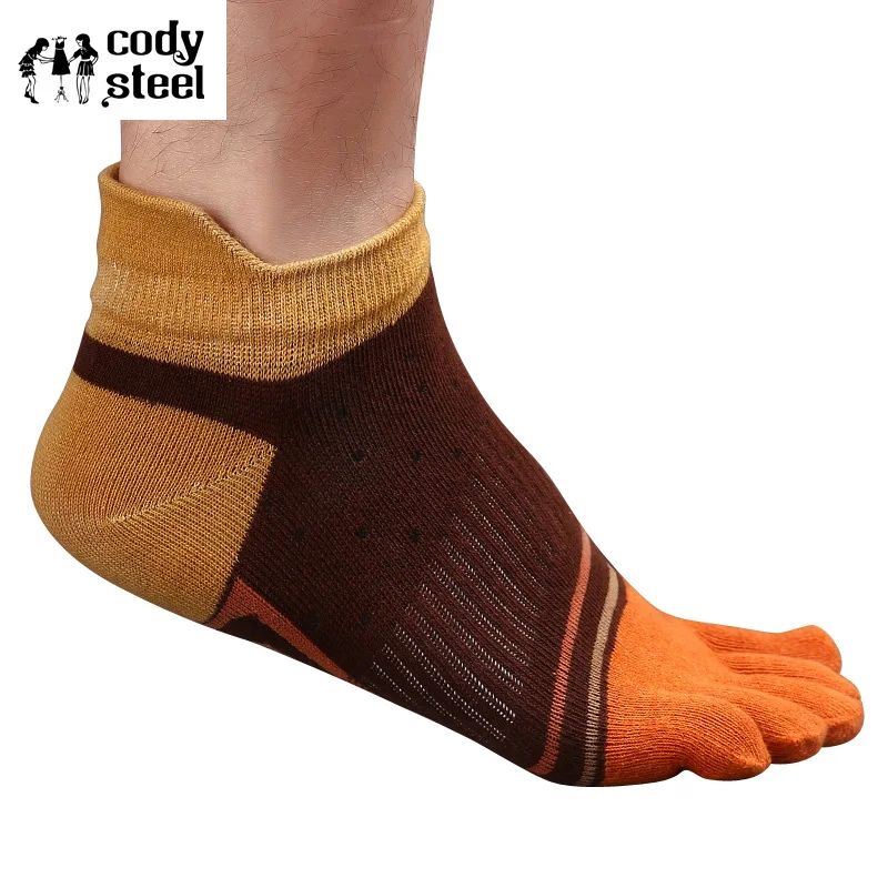 Фото Cody steel/мужские носки хлопчатобумажные дышащие мужские с пятью пальцами модные