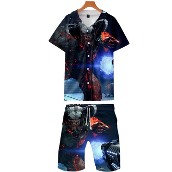 3D Game Doom Eternal sets Printed male 2 Piece Set Summer Short Sleeve baseball tshirt+Shorts 2019 Hot Sale sets Streetwear 4XL
3D Game Doom Eternal sets Printed male 2 Piece Set Summer Short Sleeve baseball tshirt+Shorts 2019 Hot Sale sets Streetwear 4XL
