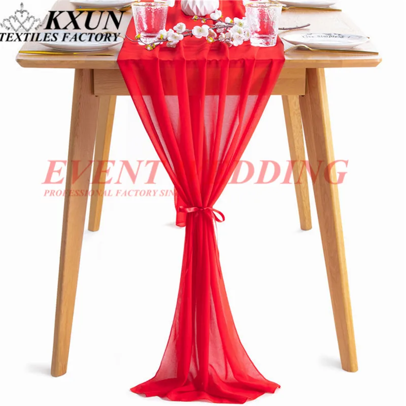 Zhumeng-new-chiffon-ta444ble-runner-christmas-table