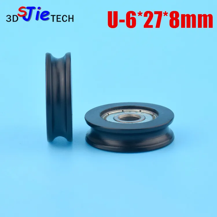 1pcs 6*27*8mm U grooves, rubber bearing pulley POM 626zz for 3D printer , door and window drawer pulley
1pcs 6*27*8mm U grooves, rubber bearing pulley POM 626zz for 3D printer , door and window drawer pulley