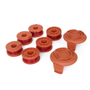 6 Pcs Edger Spools Replacement with Spool Cover for Worx WG180 WG163 WA0010 grass Wacker Eater String Compatible with Worx
6 Pcs Edger Spools Replacement with Spool Cover for Worx WG180 WG163 WA0010 grass Wacker Eater String Compatible with Worx