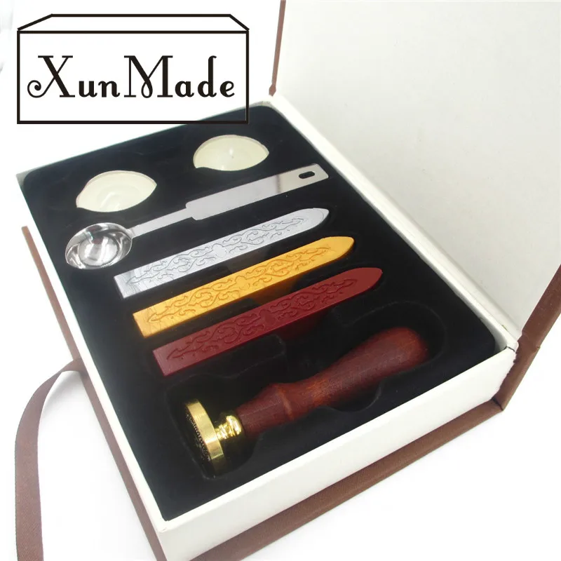 D) New Stamp with gift Box,Retro Sealing Wax Stamp with handel,Spoon,Wax Stick, White Wax,Deluxe Gift set custom design stamp
D) New Stamp with gift Box,Retro Sealing Wax Stamp with handel,Spoon,Wax Stick, White Wax,Deluxe Gift set custom design stamp