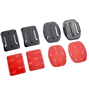 2x Flat Mounts & 2x Curved Mounts with 3M adhesive pads for GoPro Hero 4/3+/Hero3/Hero2/for SJCAM/for YI Camera
2x Flat Mounts & 2x Curved Mounts with 3M adhesive pads for GoPro Hero 4/3+/Hero3/Hero2/for SJCAM/for YI Camera