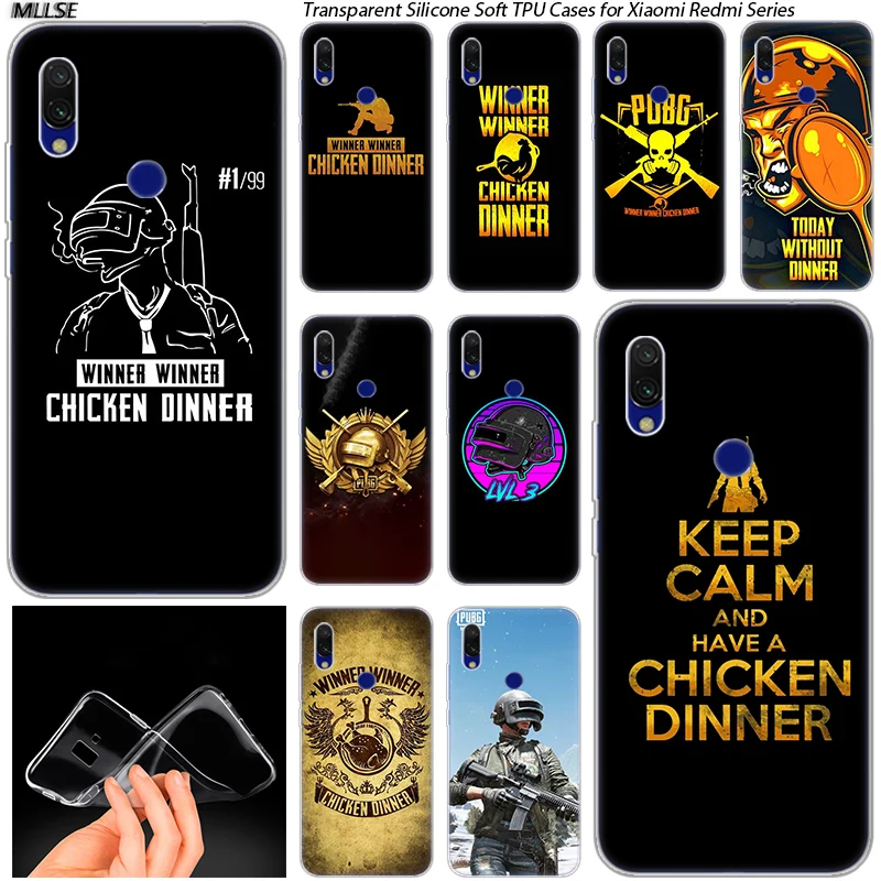 Hot PUBG mobile chicken dinner Soft Silicone Case for Xiaomi Redmi K20 7 7A 5 5Plus 6 6A S2 Note 8 7 6 5 Pro Cover
Hot PUBG mobile chicken dinner Soft Silicone Case for Xiaomi Redmi K20 7 7A 5 5Plus 6 6A S2 Note 8 7 6 5 Pro Cover
