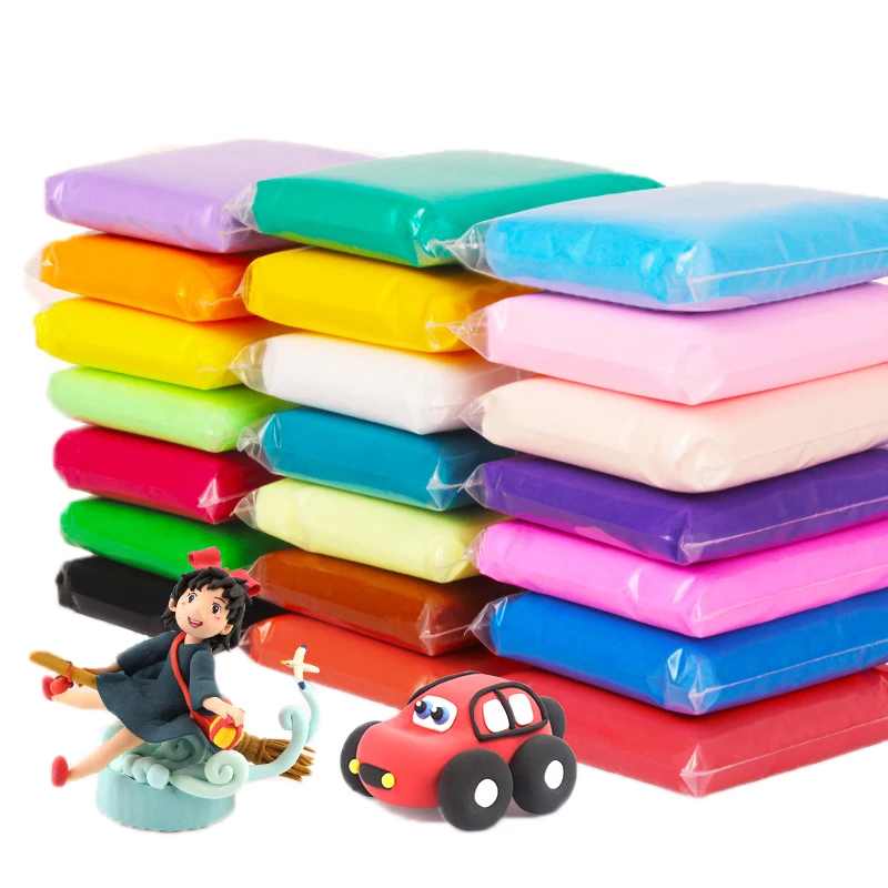 2pcs with Tools Colored Clay Playdough Toy Air Dry Modeling Clay Light Soft Plasticine Toy Polymer Clay Kids Crafts DIY Handgum
2pcs with Tools Colored Clay Playdough Toy Air Dry Modeling Clay Light Soft Plasticine Toy Polymer Clay Kids Crafts DIY Handgum