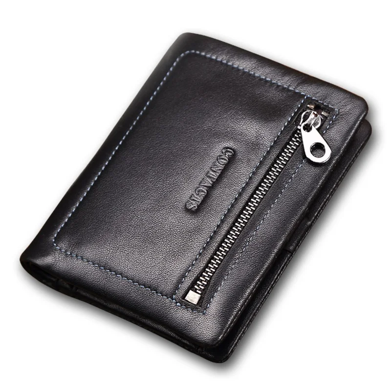 Men Wallets Zipper&Hasp Bifold Genuine Leather Wallet Design Purse Card Holder Coin Bag
Men Wallets Zipper&Hasp Bifold Genuine Leather Wallet Design Purse Card Holder Coin Bag