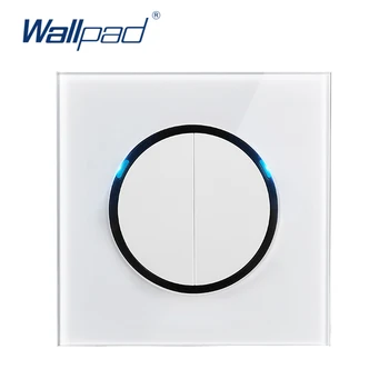 Wallpad 2019 New Arrival 2 Gang 1 Way Random Click Push Button Wall Light Switch With LED Indicator Crystal Glass Panel 16A
Wallpad 2019 New Arrival 2 Gang 1 Way Random Click Push Button Wall Light Switch With LED Indicator Crystal Glass Panel 16A