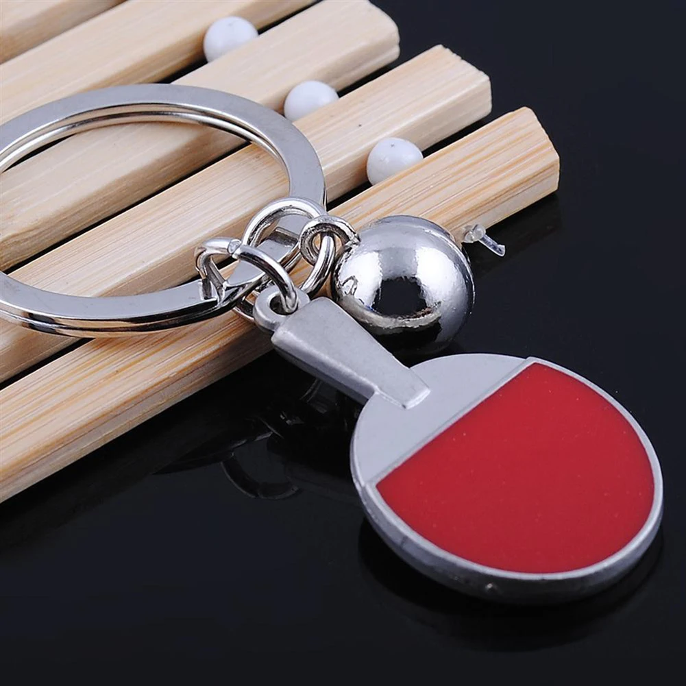 New Unisex Table Tennis Racket Keyring Chic Ping-Pong Bat Key Chain Charm Accessory Mini Keyfob Applicable gifts occasions 2019
New Unisex Table Tennis Racket Keyring Chic Ping-Pong Bat Key Chain Charm Accessory Mini Keyfob Applicable gifts occasions 2019