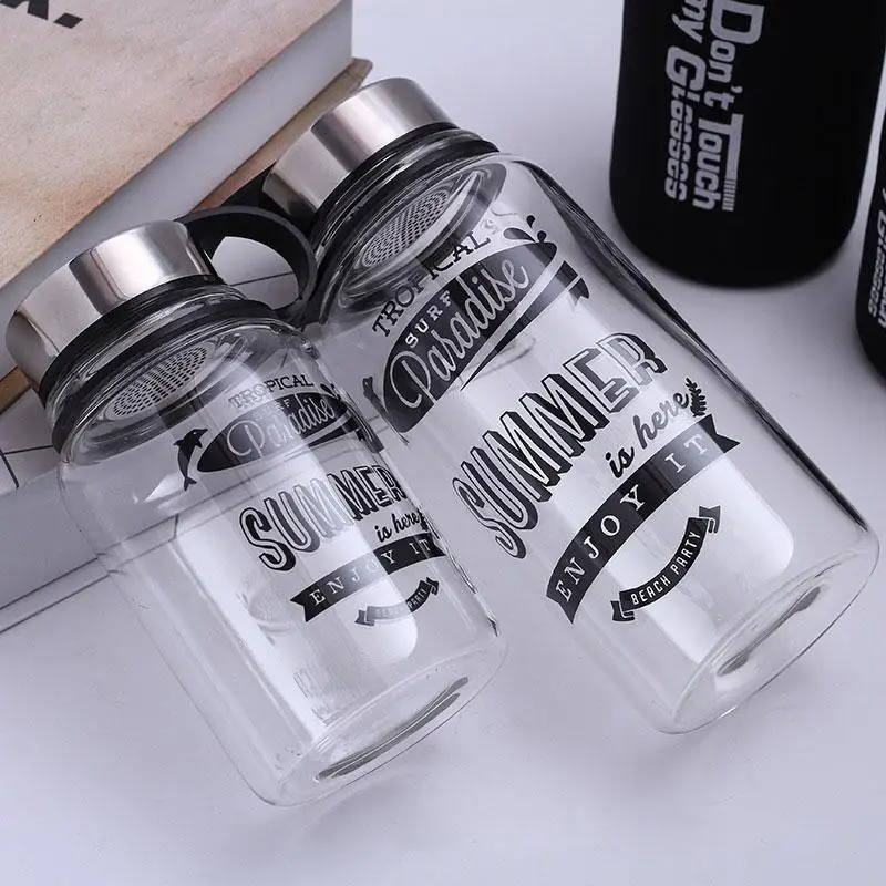 700/1000ML Outdoor Lemon Fruit Juice Portable Water Bottles With Tea Infuser Water Tour High Borosilicate Glass Water Bottle
700/1000ML Outdoor Lemon Fruit Juice Portable Water Bottles With Tea Infuser Water Tour High Borosilicate Glass Water Bottle