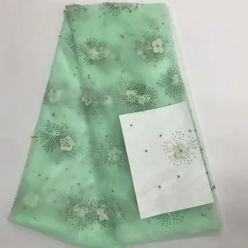 2018 Symmetric 3D Peal Beads stone African Net Swiss Lace,French Voile Guipure tulle mesh Lace Fabric For dress 5yard/lot RL0818
2018 Symmetric 3D Peal Beads stone African Net Swiss Lace,French Voile Guipure tulle mesh Lace Fabric For dress 5yard/lot RL0818