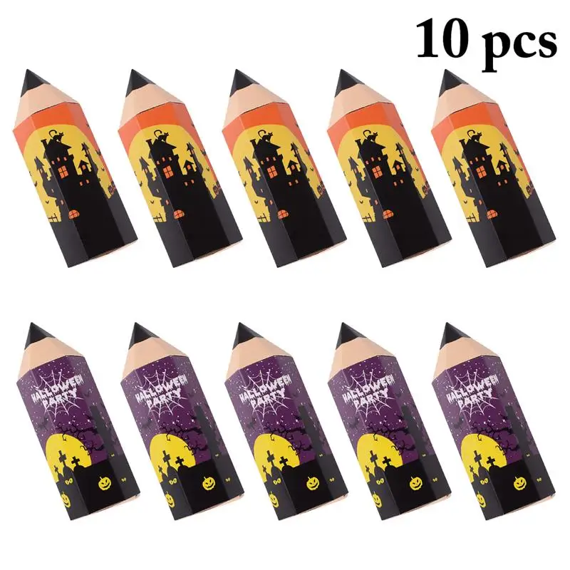 10pcs Halloween Candy Box Cartoon Pumpkin Pencil Shaped Sugar Case Party Supplies Candy Bag Party Favors Gift Boxes
10pcs Halloween Candy Box Cartoon Pumpkin Pencil Shaped Sugar Case Party Supplies Candy Bag Party Favors Gift Boxes