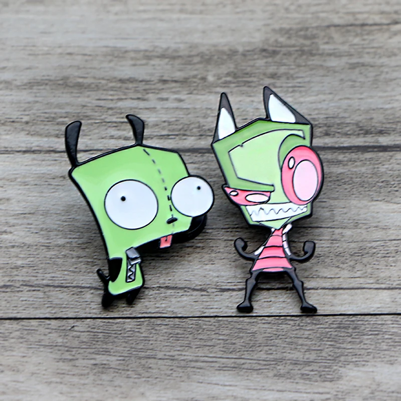 K99 Cartoon Invader ZIM Funny Metal Enamel Pins and Brooches for Backpack/Bag Badge Denim Brooch Collar Jewelry 1pcs
K99 Cartoon Invader ZIM Funny Metal Enamel Pins and Brooches for Backpack/Bag Badge Denim Brooch Collar Jewelry 1pcs