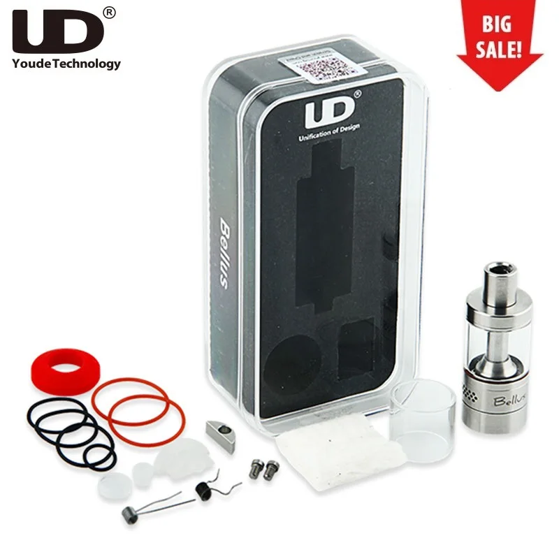 Clearance UD Bellus RTA Tank Atomizer 5ml Capacity w/ Direct Blow Coil No Leaking & Side Air Hole Vape Vs Zeus Dual / Manta RTA
Clearance UD Bellus RTA Tank Atomizer 5ml Capacity w/ Direct Blow Coil No Leaking & Side Air Hole Vape Vs Zeus Dual / Manta RTA