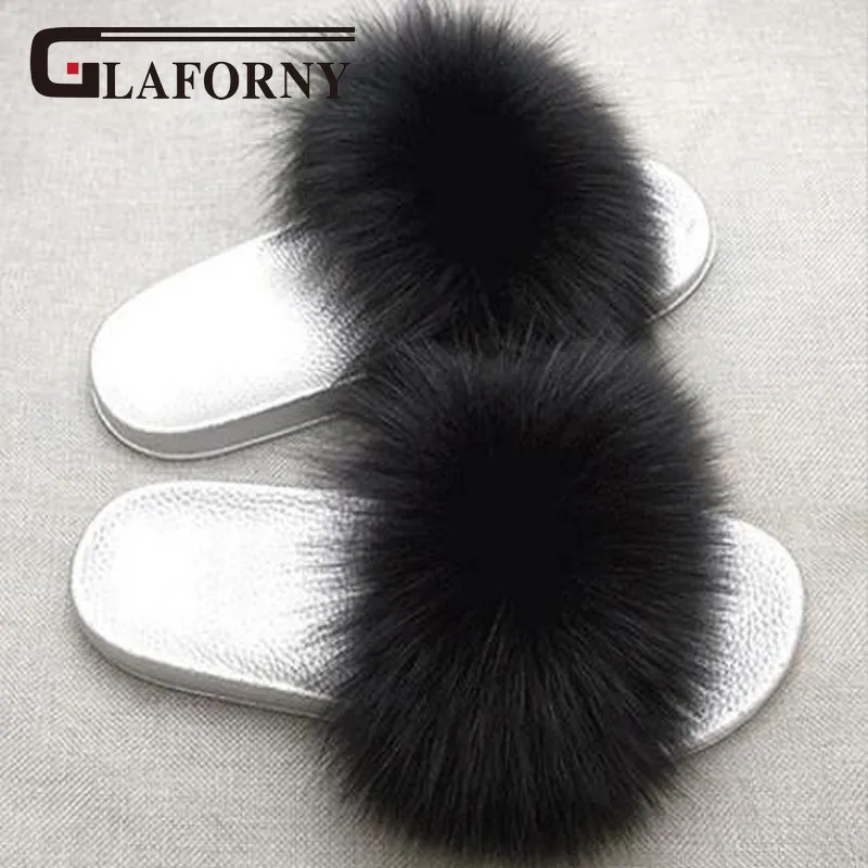 Glaforny 2018 Hot Sale Female Fox Fur Slippers Winter Warm Real Fur Slides Indoor Outdoor Shoes Sandals Fashion Flat Shoes
Glaforny 2018 Hot Sale Female Fox Fur Slippers Winter Warm Real Fur Slides Indoor Outdoor Shoes Sandals Fashion Flat Shoes