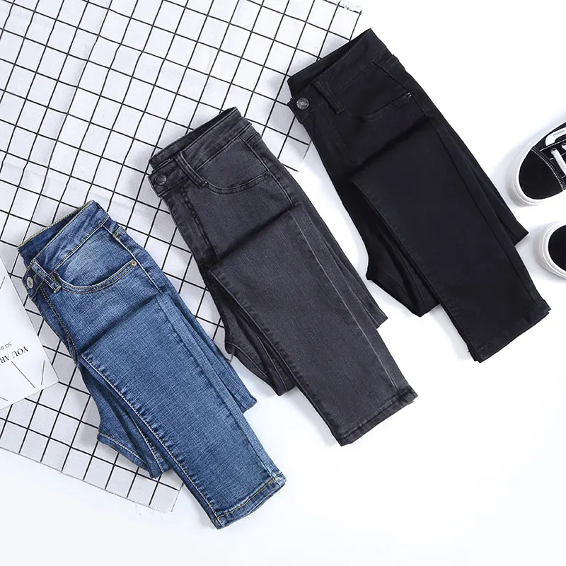 2019 Solid Skinny Jeans Woman High Waist Denim Pants Casual Women Jeans Slim Stretch Cotton Trousers Pencil Pants Female
2019 Solid Skinny Jeans Woman High Waist Denim Pants Casual Women Jeans Slim Stretch Cotton Trousers Pencil Pants Female