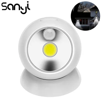 SANYI Night Light with PIR Motion Sensor Light Wall Light Portable Lamp Super Bright COB LEDs Power by 3 x AAA battery
SANYI Night Light with PIR Motion Sensor Light Wall Light Portable Lamp Super Bright COB LEDs Power by 3 x AAA battery