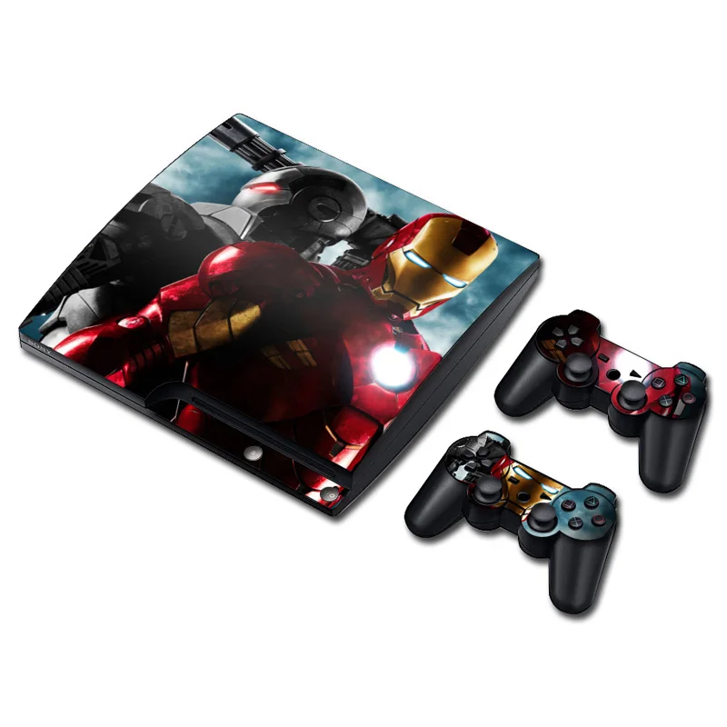 

China suppliers decal skin cover Sticker vinyl pvc For Sony Playstation 3 Slim console and controllers for PS3 slim