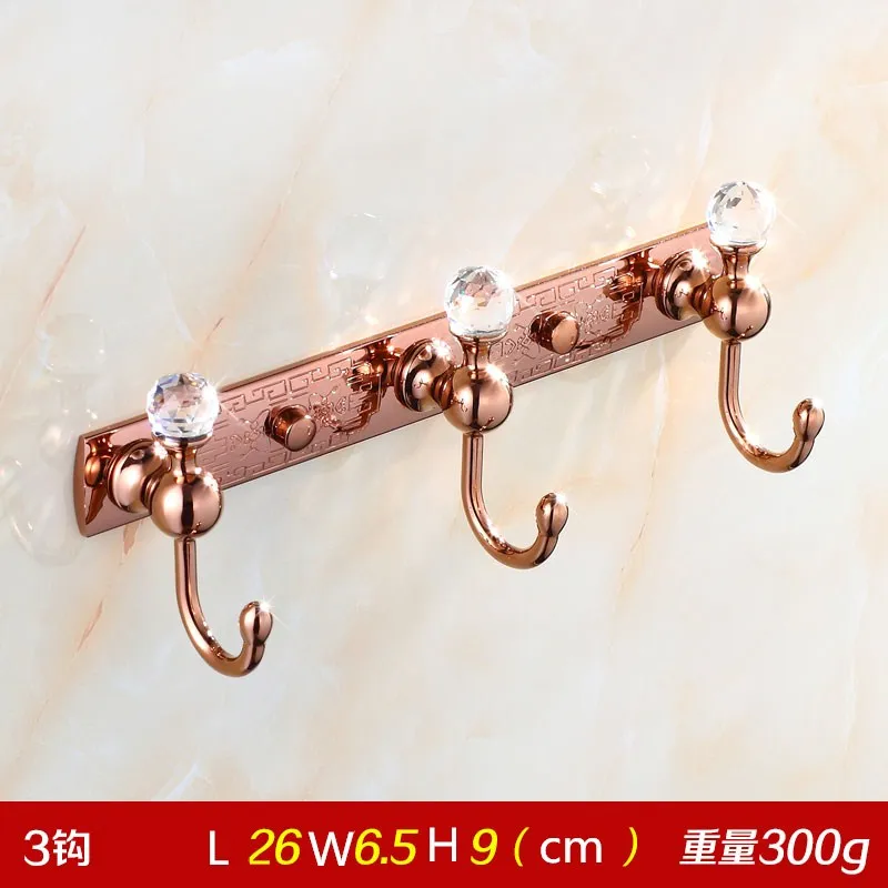 Living room wall hanging towel door hook ,Bathroom clothes hook ,European golden rows of hook,Copper-plated titanium surface
Living room wall hanging towel door hook ,Bathroom clothes hook ,European golden rows of hook,Copper-plated titanium surface
