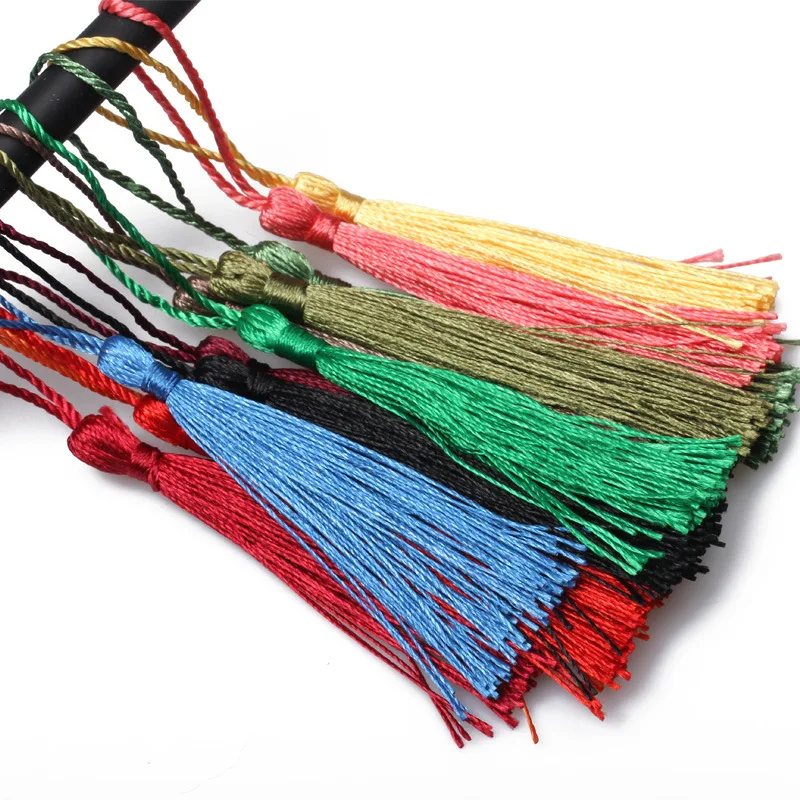 DIY Apparel Sewing Small Vertical Flexible Bookmark colore polyester Tassels Hanging Accessories Key Tassel Fringe 100PC/lot
DIY Apparel Sewing Small Vertical Flexible Bookmark colore polyester Tassels Hanging Accessories Key Tassel Fringe 100PC/lot