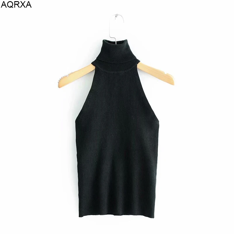Women black white summer tops high street elastic strech knitted short tank turtleneck off shoulder clothes drop shiping SML
Women black white summer tops high street elastic strech knitted short tank turtleneck off shoulder clothes drop shiping SML