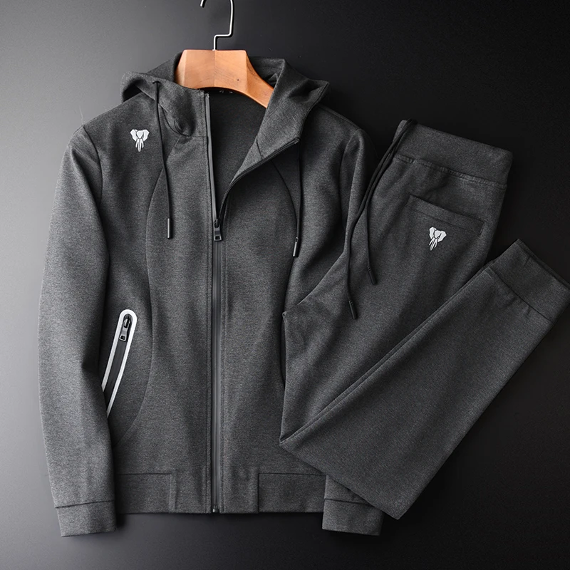 Minglu Hoodies Men Hight Quality Yarn Dyed Hooded Sweatshirts With Pants Fashion 2-piece Autumn New Trend Slim Fit Mens Hoodies
Minglu Hoodies Men Hight Quality Yarn Dyed Hooded Sweatshirts With Pants Fashion 2-piece Autumn New Trend Slim Fit Mens Hoodies