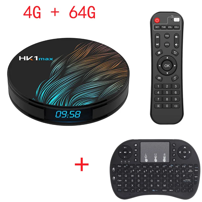Android 9.0 HK1 MAX Mini Smart TV Box 2.4G/5G Wifi RK3328 Quad-Core BT 4.0 Set Top Box Media Player 4G 32G 64G PK TX6 T9 X96 MAX
Android 9.0 HK1 MAX Mini Smart TV Box 2.4G/5G Wifi RK3328 Quad-Core BT 4.0 Set Top Box Media Player 4G 32G 64G PK TX6 T9 X96 MAX