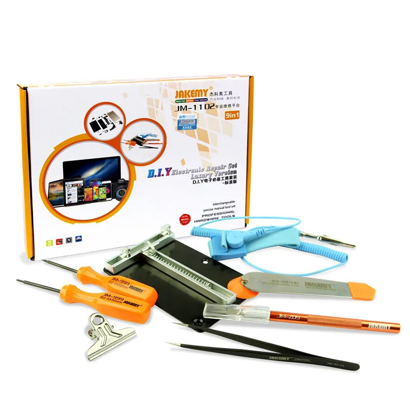 

JM-1102 Repairing mobile phone tools DIY Electronic Repair screwdriver Set Tools Hardware Platform for smart cell phone