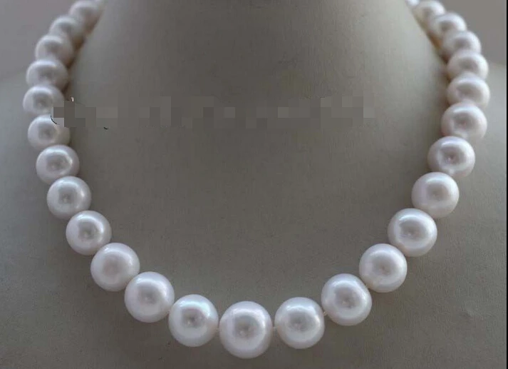 FREE shipping >17" Genuine Natural 12 mm White Round Pearl Necklace zircon #f2089! 6.07
FREE shipping >17" Genuine Natural 12 mm White Round Pearl Necklace zircon #f2089! 6.07