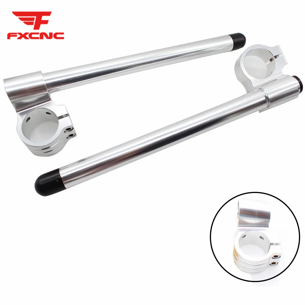 Silver 7/8" Motorcycle Handbar Raiser Clip Ons Clipon Fork Handlebars Handle Bar 31 33 35 36 37 41 43 45 46 48 50 51 52 53 54mm
Silver 7/8" Motorcycle Handbar Raiser Clip Ons Clipon Fork Handlebars Handle Bar 31 33 35 36 37 41 43 45 46 48 50 51 52 53 54mm