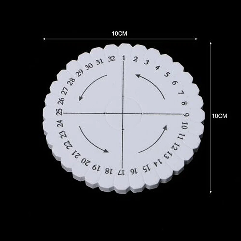 2 шт./компл. круглая и квадратная плетеная пластина Kumihimo|Швейные инструменты