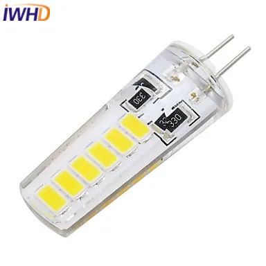 IWHD 10pcs G4 LED 12v Bulb 2W 260LM 12V LED Bulb Bi-pin Light 12 LEDs SMD5730 3000K/6000K Clear Cover High Bright Spotlight
IWHD 10pcs G4 LED 12v Bulb 2W 260LM 12V LED Bulb Bi-pin Light 12 LEDs SMD5730 3000K/6000K Clear Cover High Bright Spotlight