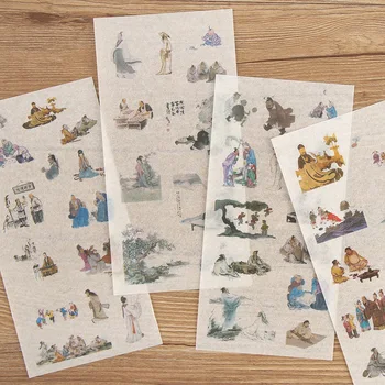 6Sheets/Pack Ancient Chinese Characters Decoration Scrapbooking Stickers Transparent PVC Stationery Diary Stickers
6Sheets/Pack Ancient Chinese Characters Decoration Scrapbooking Stickers Transparent PVC Stationery Diary Stickers