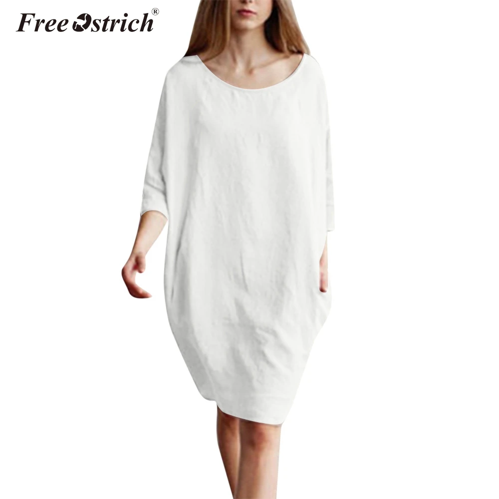 Free Ostrich Dresses Mujer New Fashion Autumn 2019 Female O Neck Half Sleeve Loose Mini Dress Women Wide Waist Vestido N30
Free Ostrich Dresses Mujer New Fashion Autumn 2019 Female O Neck Half Sleeve Loose Mini Dress Women Wide Waist Vestido N30